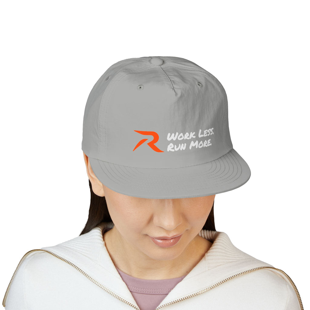 Work Less. Run More. Hat
