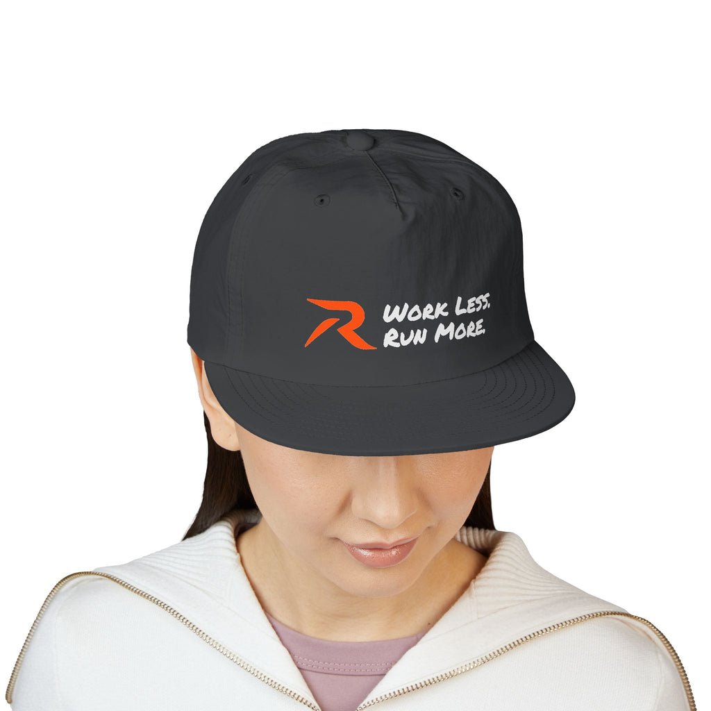 Work Less. Run More. Hat