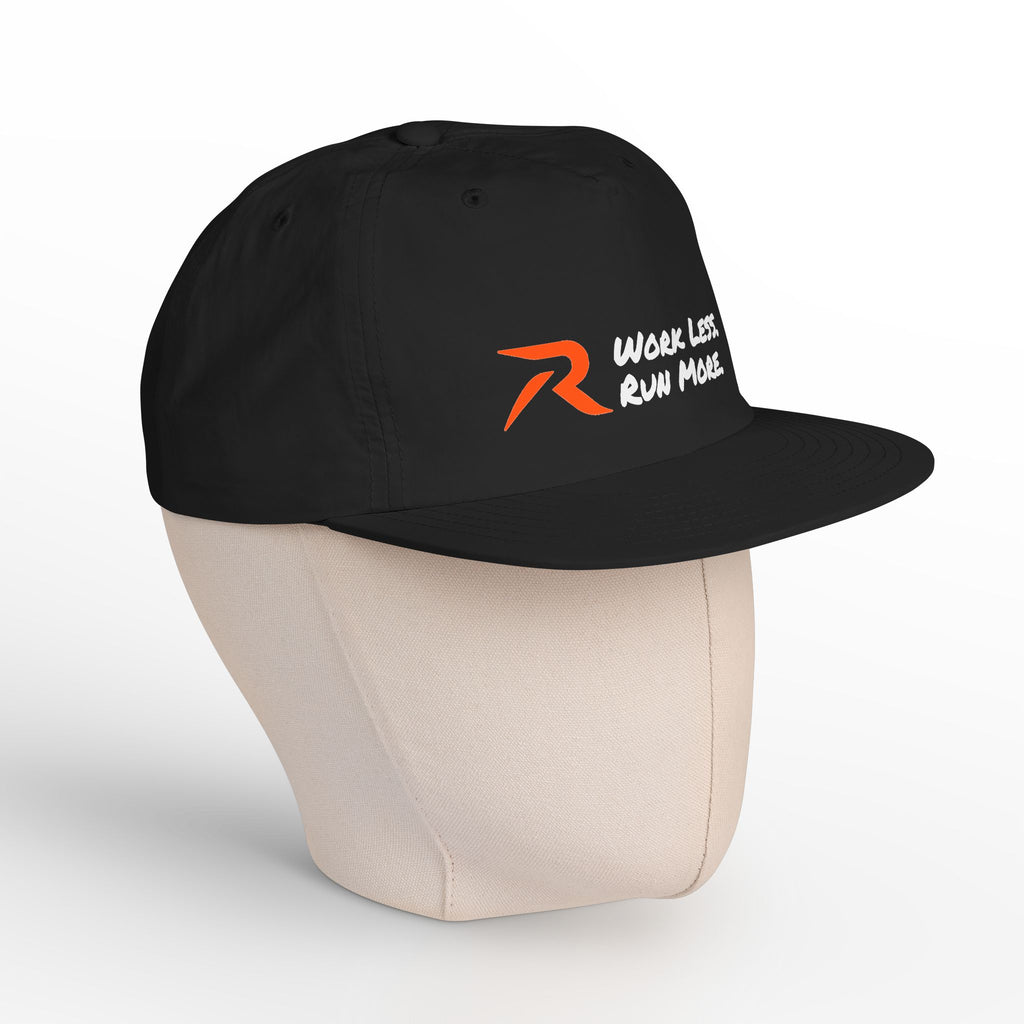 Work Less. Run More. Hat