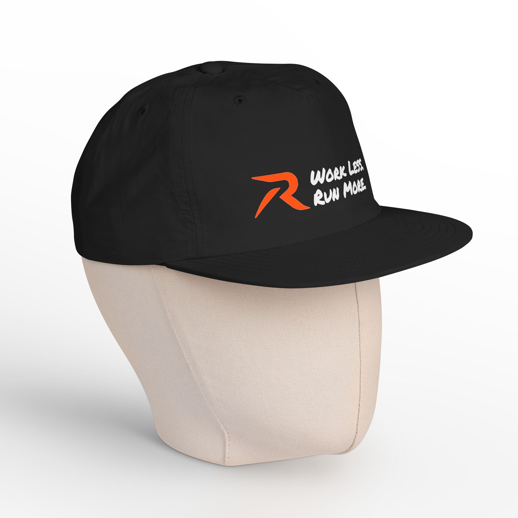 Work Less. Run More. Hat