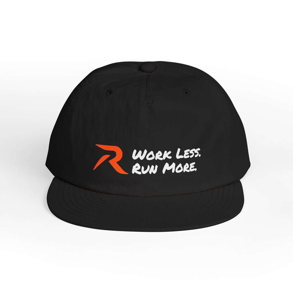 Work Less. Run More. Hat